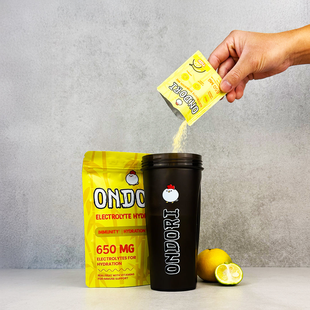 Ondori Yuzu Flavored Electrolyte Hydration Mix: 12 Pack