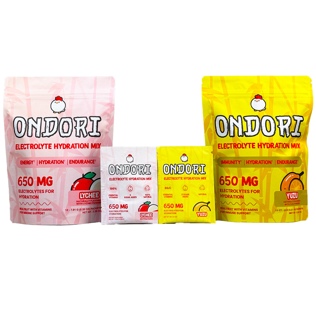 Ondori Electrolytes Sample Pack: Yuzu & Lychee LIMIT ONE