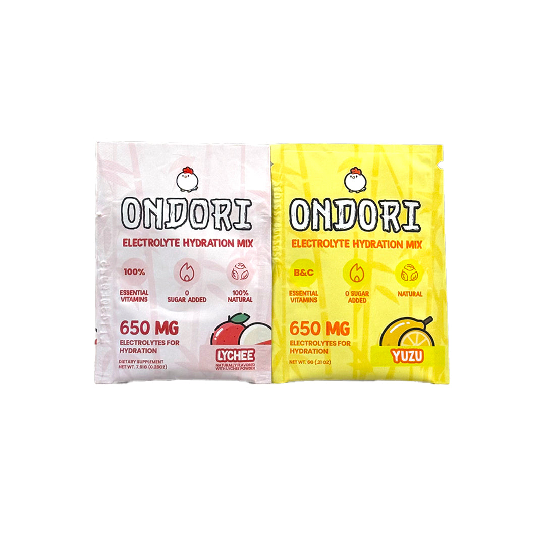 Ondori Electrolytes Sample Pack: Yuzu & Lychee LIMIT ONE